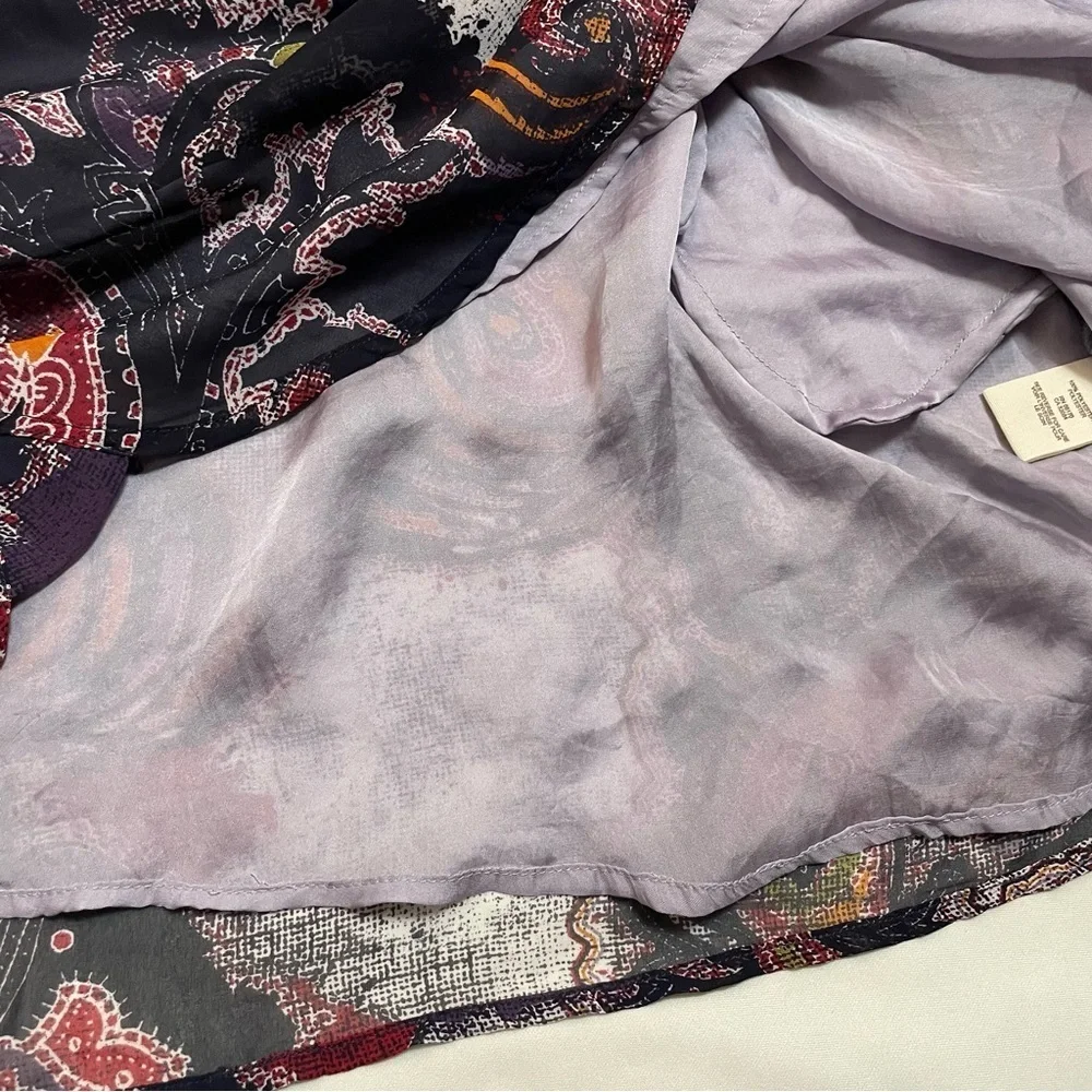 New Free People Falling For Georgette Sleeveless Mini Dress Size L